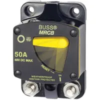 Blue Sea Systems Thermal Circuit Breaker Switch 50a Zwart