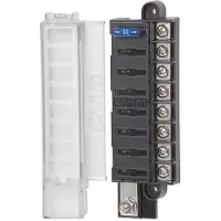 Blue Sea Systems St Blade Compact 5046 8 Circuits Fuse Block Transparant