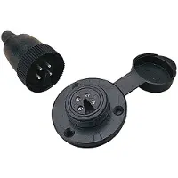 Sea-dog Line Gepolariseerde 4-pins Elektrische Connector