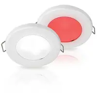 Hella Marine Euroled 75 Red/white Led Light 120 Mm 3w Transparant 190 Lumens