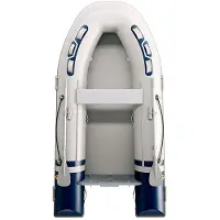 Yellowv 330 Vb Series Inflatable Boat Without Deck Floor Transparant 4 Places