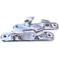 Oem Marine Stainless Steel Fairlead Mooring Cleat Zilver 250 x 44 mm
