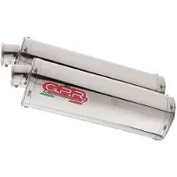 Gpr Exhaust Systems Trioval Dual Yamaha Fjr 1300 06-16 Gehomologeerde Slip On Uitlaatdemper