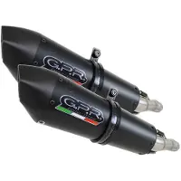 Gpr Exhaust Systems Gpe Anniversary Titanium Double Monster 796 10-14 Cat Gehomologeerde Slip On Uitlaatdemper