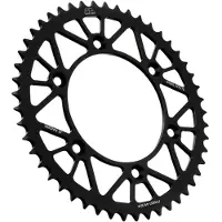JT Sprockets Achtertandwiel 899 49, aluminium Racelite, voor KTM SX/EXC/LC4 (1991-2021), (89949JTA), (JTR897.49), (ketting 520), kleur: zwart