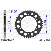 Afam 15206n Achtertandwiel