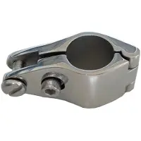 Marine Town Stainless Steel Tube Fork Clamp With Screw Zilver 22 mm