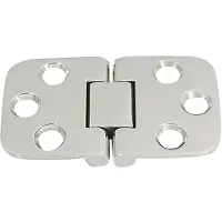 Marine Town Stainless Steel Hinge With Stop 70x40x2 Mm Zilver