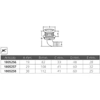 Marine Town Roestvrij Staal Pvc Elleboog Doorvoer 30 Mm