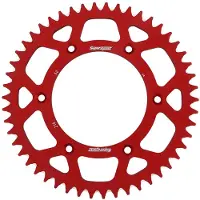 Supersprox Aluminium 50d Ral210x50red Achtertandwiel