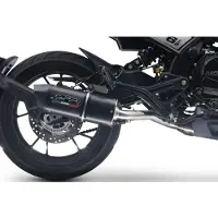Gpr Exhaust Systems Furore Evo4 Nero Moto Morini Seiemmezzo Scr 650 2022-2024 Oval Gehomologeerd Compleet Uitlaatsysteem