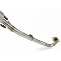 Gpr Exhaust Systems Deeptone Inox Kawasaki Klx 140r F 2022-2024 Round Niet Gehomologeerd Volledig Uitlaatsysteem