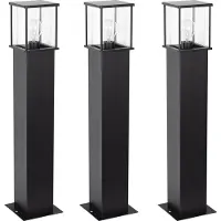 Ks Verlichting Astro 1 set 3 stuks tuinlamp zwart