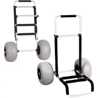 Bad Bass Logo Surfcasting Cart Zilver