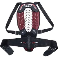 Alpinestars Nucleon Plasma rugprotector Zwart/Wit/Rood L Mannen