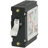 Blue Sea Systems Ac/dc-enkelpolige Magnetische Stroomonderbreker 5a