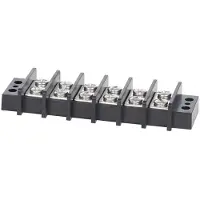 Blue Sea Systems Terminal Block 6 Circuit Power Strip 65a Zwart
