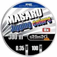 Asari Masaru Jigging Braided Line 300 M Veelkleurig 0.450 mm