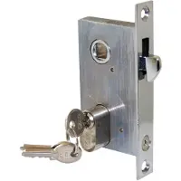 Olcese Ricci Brass Chromed Door Lock Goud 83 x 10 mm