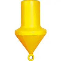 PLASTIMO Cilindric Empty Buoy Geel 40 x 74 mm
