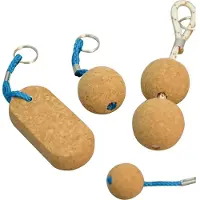 Talamex Cork Key Ring 53 Mm 10 Units Groen