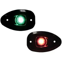 Lalizas Micro Led 12 Stuurboord En Bakboord Verlichting 112.5º Inbouw Met Gaten