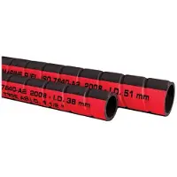 VETUS Fuel Hose 20 M Rood 38 mm