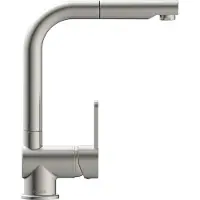 Schutte LONDON Design Keukenkraan - Mengkraan - Draaibare Uitloop - Uittrekbare Mousseur - RVS-look