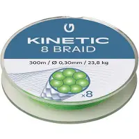 Kinetic Cyber 8 Braided Line 300 M Groen 0.260 mm