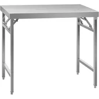 Royal Catering RVS werktafel - ECO - 60 x 100 cm - 200 kg - inklapbaar -