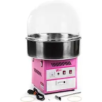 Usorteret Suikerspinmachine - 52 cm - 1200 W - Spatbescherming