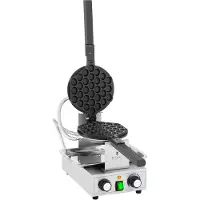 Royal Catering RCPMW-1400K - Wafelijzer - Bubble Waffle - 1400W - Teflon
