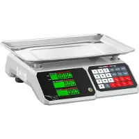 Steinberg Systems Controle weegschaal - 30 kg / 1 g - 34,1 x 24,1 cm - 6 functies