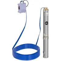 MSW Dompelpomp - 95 mm / 3,75'' - 6000 l/h - 750 W - 20 m kabel / 72 m opvoerhoogte - RVS