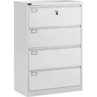 Fromm & Starck Metalen archiefkast - 132 cm - 4 laden