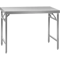 Royal Catering RVS werktafel - ECO - 60 x 120 cm - 210 kg - inklapbaar -