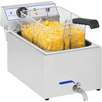 Royal Catering Elektrische friteuse - 17 L - geschikt voor vis