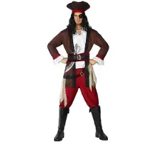 Atosa Pirate Costume Rood XS-S Kinderen