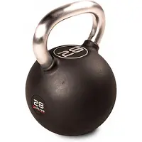 Olive Rubber 28kg Kettlebell Zwart 28 kg