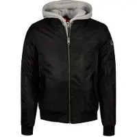 Lonsdale Tussenjas lichtgrijs / zwart