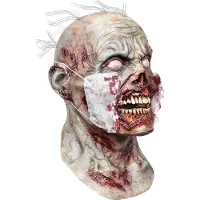 Ghoulish Zombie Patient Neck Mask Veelkleurig