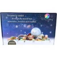 Ruben Robijn Edelstenen - Adventskalender - A4++ Formaat - Kristallen - Mineralen - Kerst