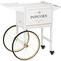 Usorteret Popcornkar - wit en goud