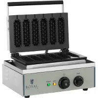Royal Catering Wafelijzer - 1.550 watt - stick - maïshond