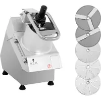 Royal Catering Elektrische groentesnijder - 750 W - 5 snijschijven - Ø 205 mm