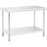 Royal Catering RVS werktafel - ECO - 120 x 60 cm - 250 kg -