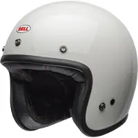 Bell Custom 500 Vintage Wit Jethelm Maat M