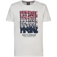 Petrol Industries Shirt 'Radiance' navy / pitaja roze / rosé / wit