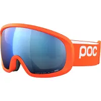 POC Skibril Unisex Fovea Mid Zink Orange/Partly Sunny Blue
