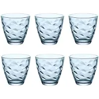 Bormioli Rocco Glazen Flora - Blauw - 260 ml - 6 stuks